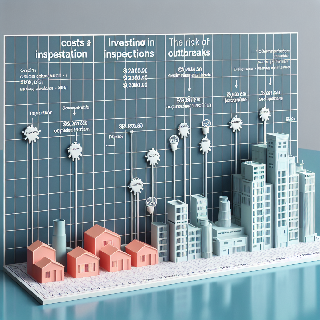 תרשים השוואה של עלויות ותועלות: השקעה בבדיקות לעומת סיכון של פרצות.